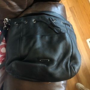 Leather coach purse